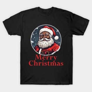 African American Santa, Black Santa T-Shirt